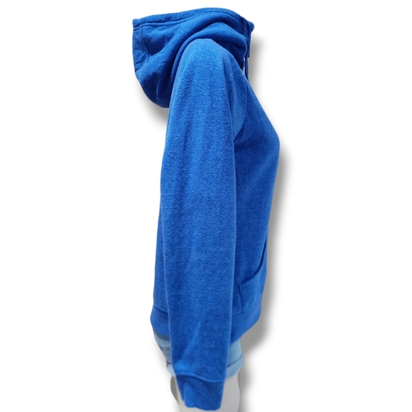 Mondetta Women's Royal Heather Fleece Full Zip Hoodie - Picture 8 of 16